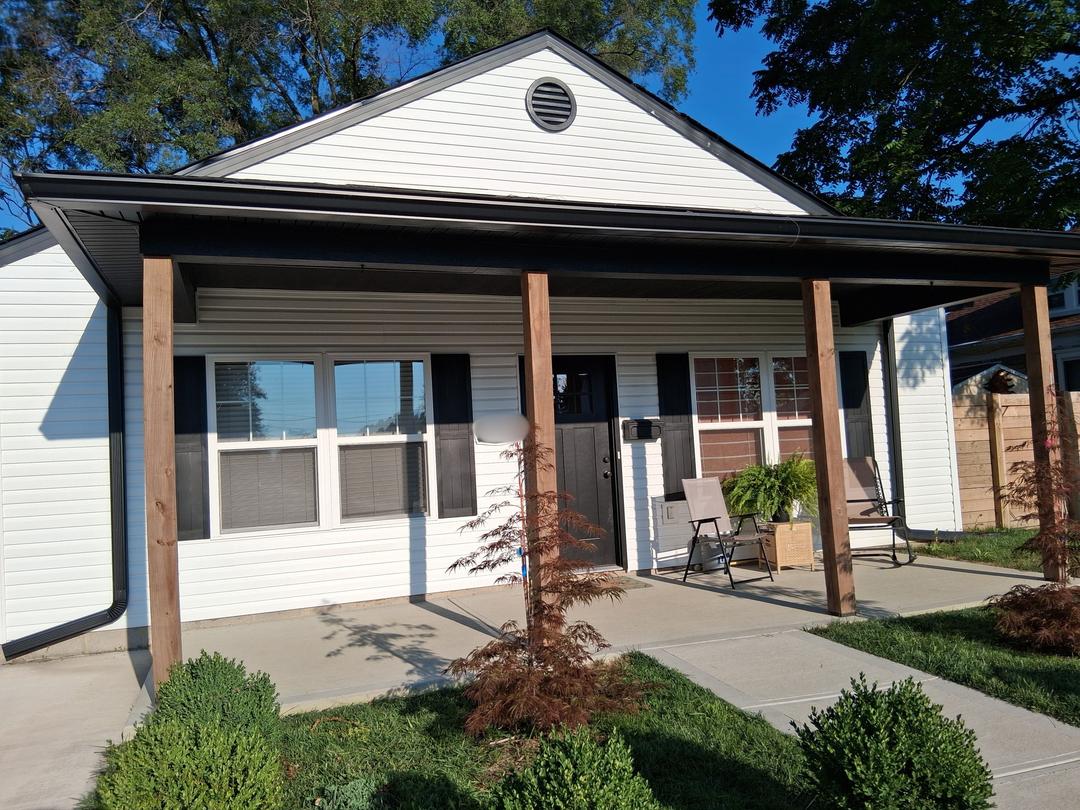 New construction ranch style bungalow in Kokomo, IN